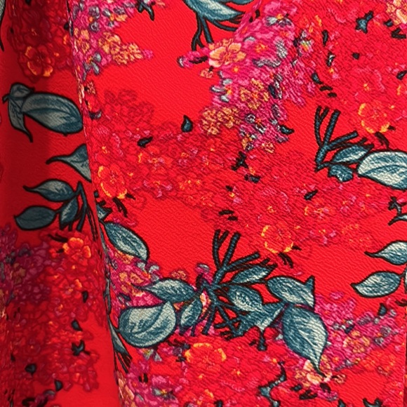 LuLaRoe floral patterned pencil skirt - Picture 2 of 4